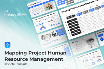 Mapping Project Human Resource Management Keynote Template